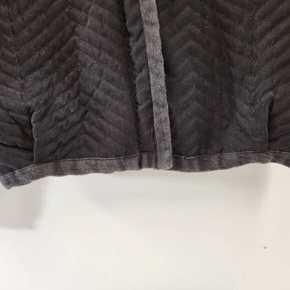 GRL Quilted Hip Length Jacket Size Medium Black - Picture 2 of 9